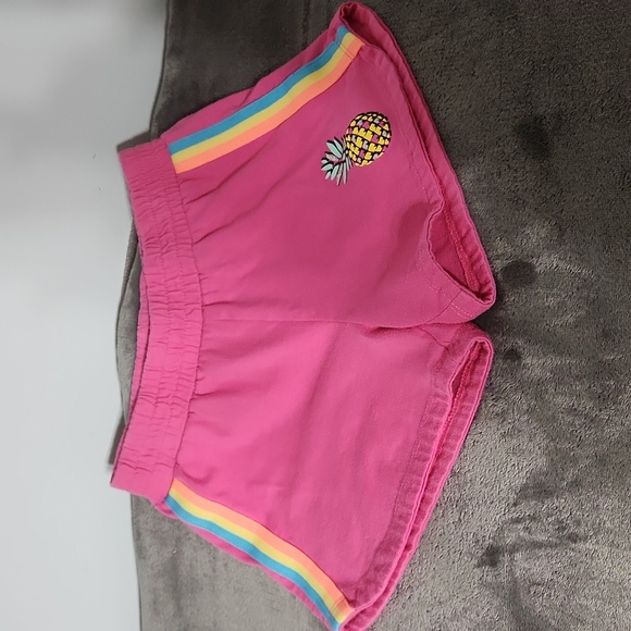 Wonder Nation, Girl's, Sz M (7-8), Hot Pink, Decorative Pineapple on Left - Picture 1 of 9